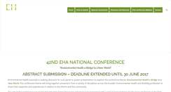 Desktop Screenshot of eha.conferencemanagement.com.au